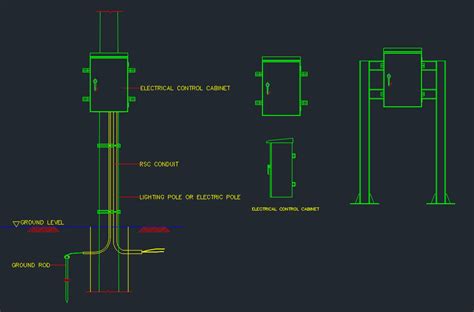 gfci electrical box drawing detail autocad|Free Electrical CAD .